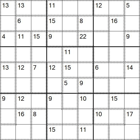 Killer Sudoku - Easy