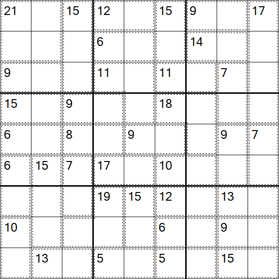 Killer Sudoku - Easy