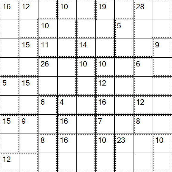 Killer Sudoku - Easy