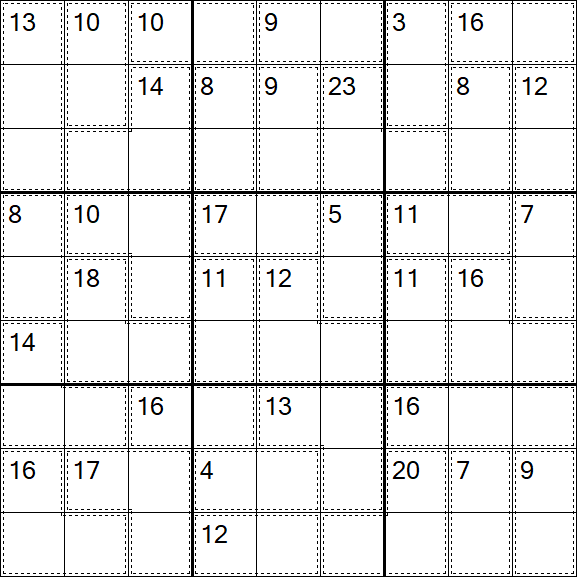 Killer Sudoku - Easy