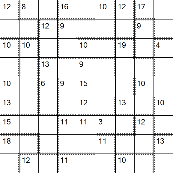 Killer Sudoku - Easy