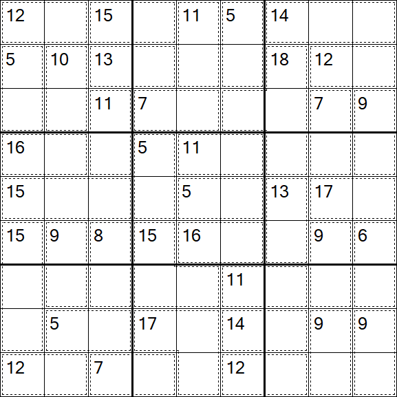 Killer Sudoku - Easy
