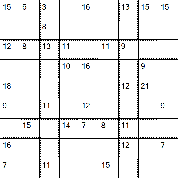 Killer Sudoku - Easy