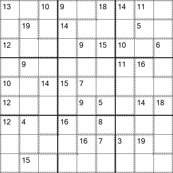 Killer Sudoku - Fácil
