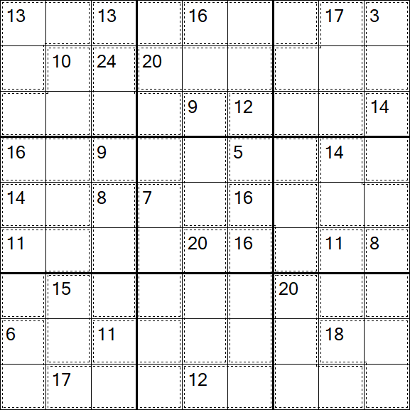 Killer Sudoku - Difficile