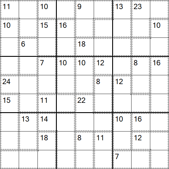 Killer Sudoku - Difficile