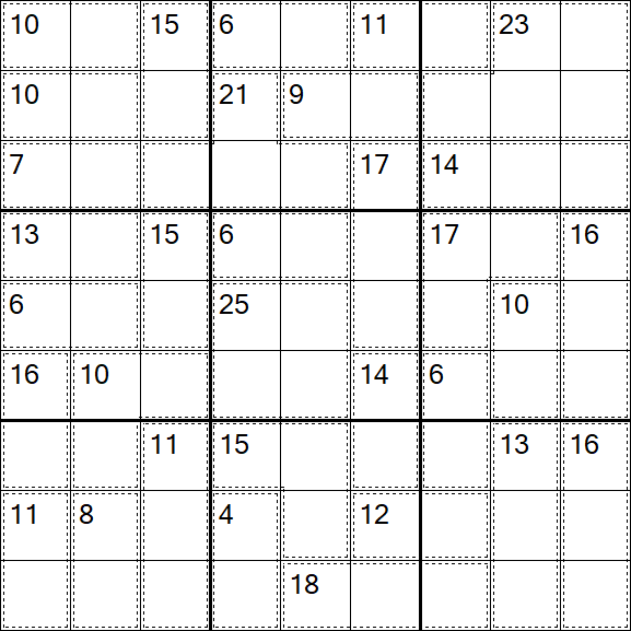 Killer Sudoku - Hard