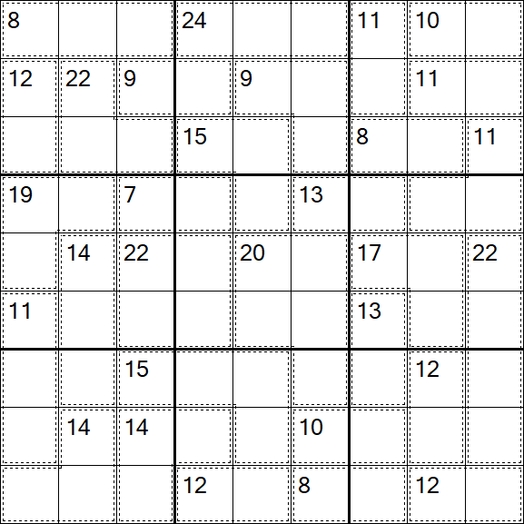 Killer Sudoku - Hard