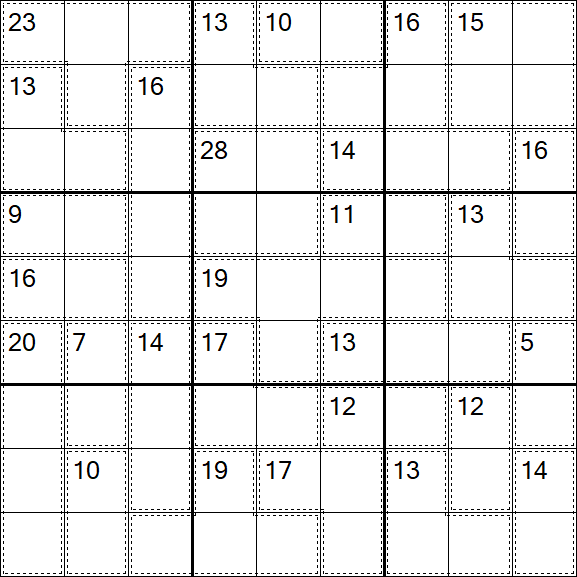 Killer Sudoku - Hard