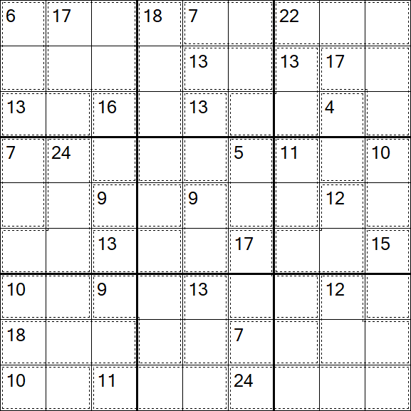 Killer Sudoku - Difficile