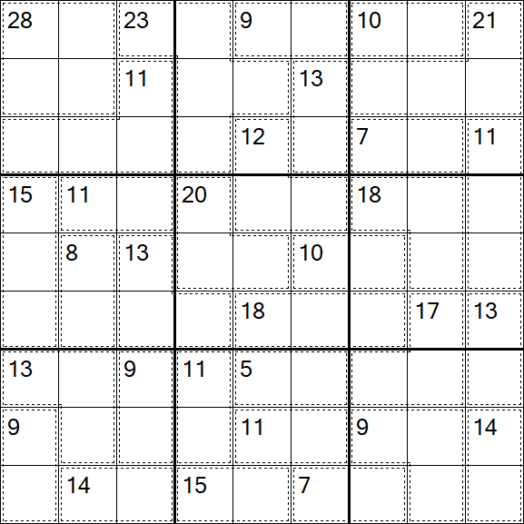Killer Sudoku - Hard