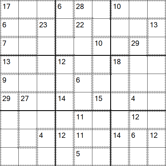 Killer Sudoku - Hard