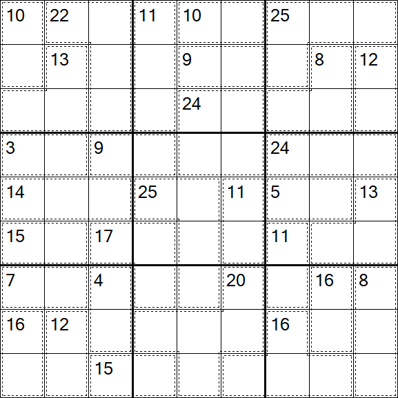 Killer Sudoku - Hard