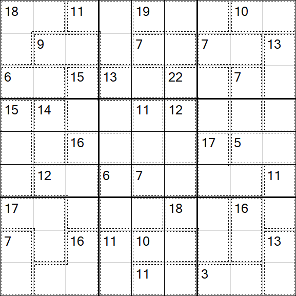 Killer Sudoku - Hard