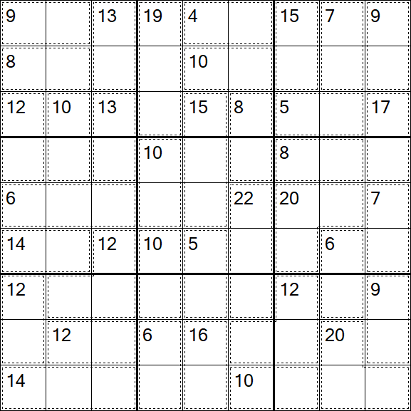 Killer Sudoku - Hard