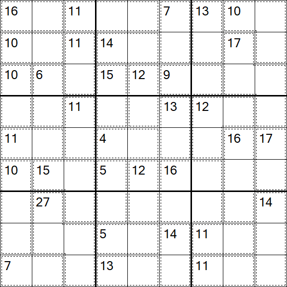 Killer Sudoku - Hard