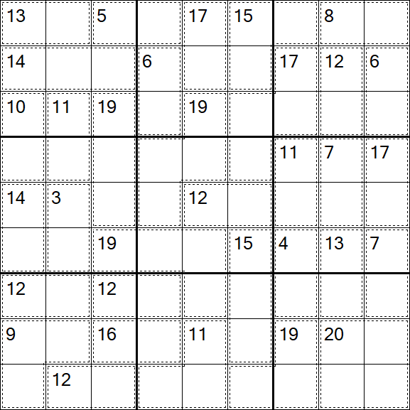 Killer Sudoku - Hard