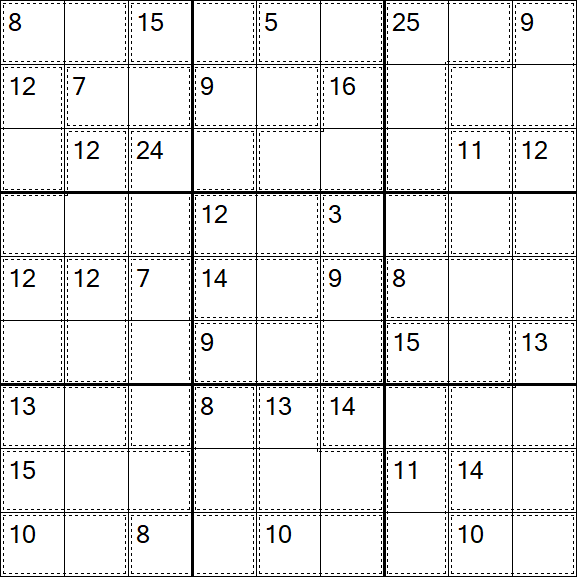 Killer Sudoku - Hard