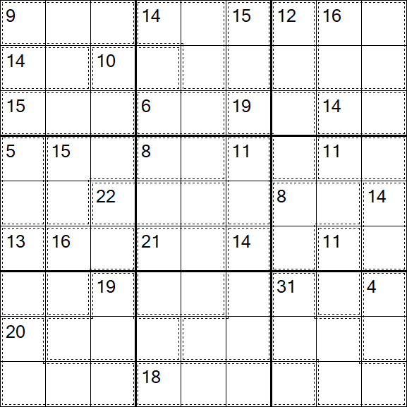 Killer Sudoku - Hard