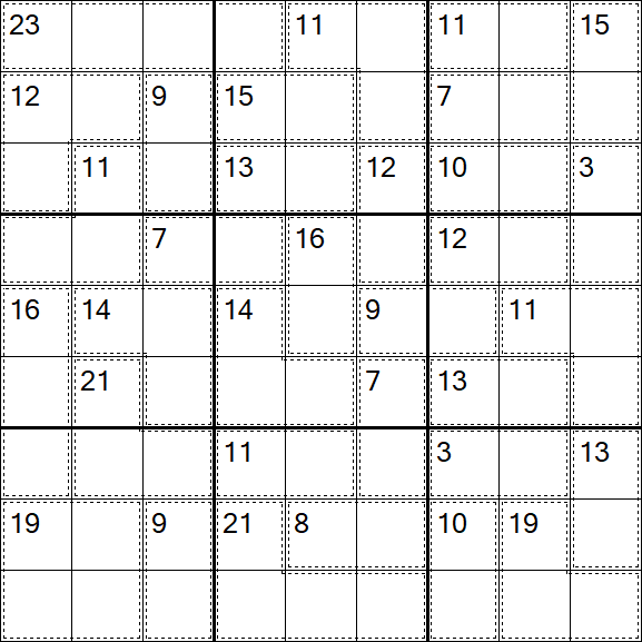Killer Sudoku - Difícil