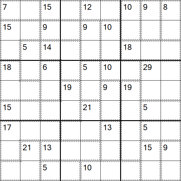 Killer Sudoku - Hard