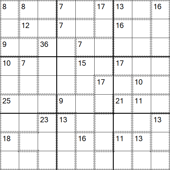 Killer Sudoku - Hard