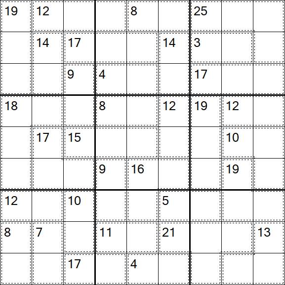 Killer Sudoku - Hard