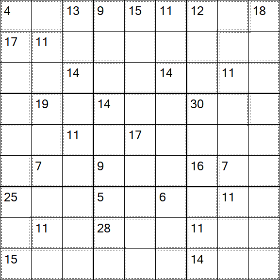 Killer Sudoku - Hard
