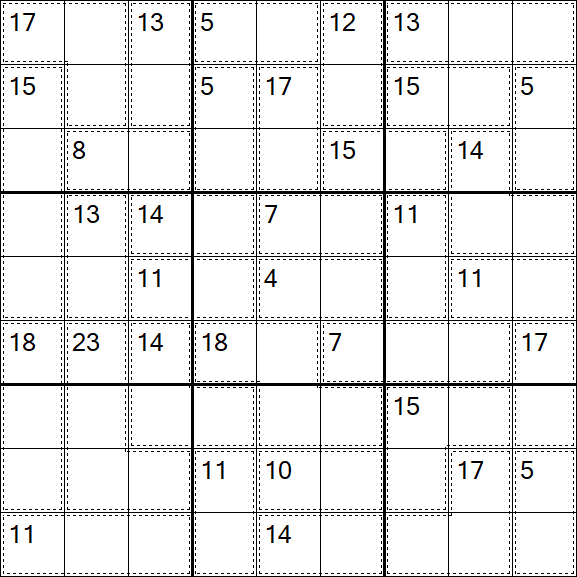 Killer Sudoku - Hard