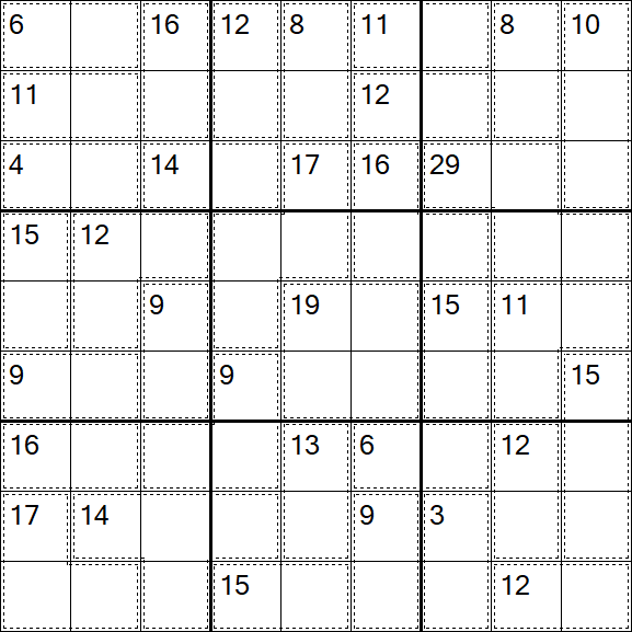 Killer Sudoku - Hard