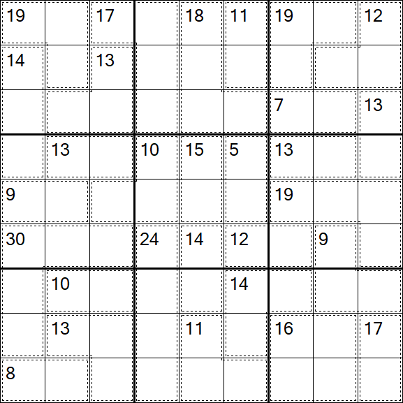 Killer Sudoku - Hard