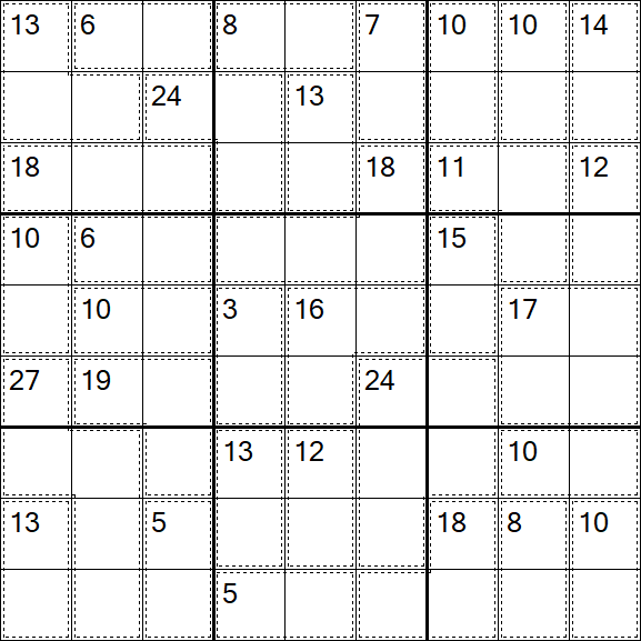 Killer Sudoku - Hard