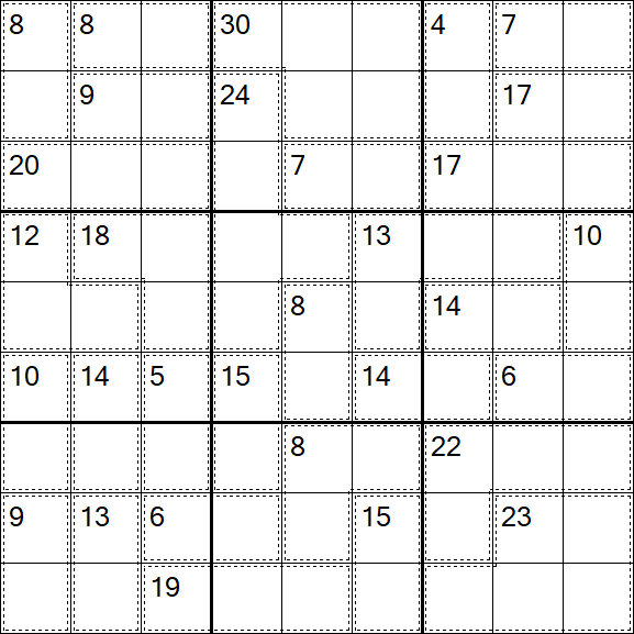 Killer Sudoku - Difícil
