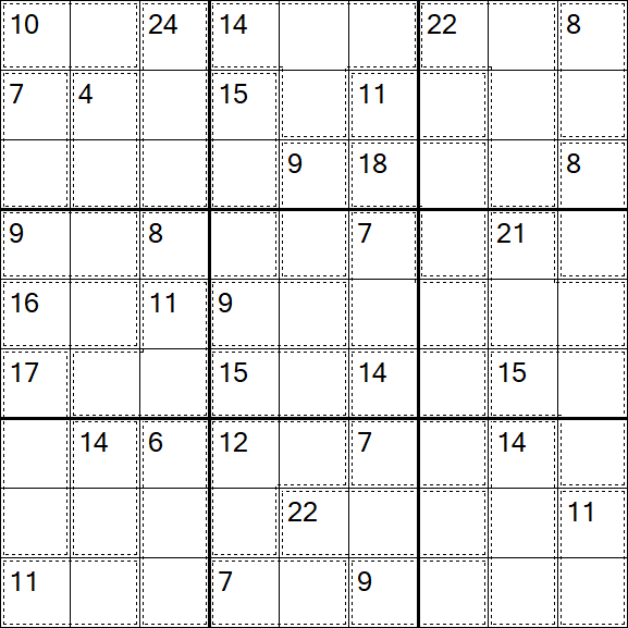 Killer Sudoku - Hard