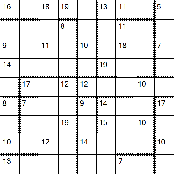 Killer Sudoku - Difícil