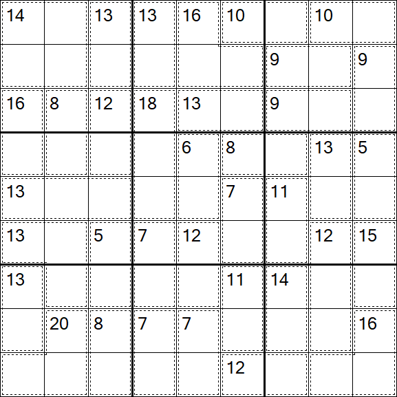 Killer Sudoku - Hard