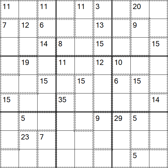 Killer Sudoku - Hard