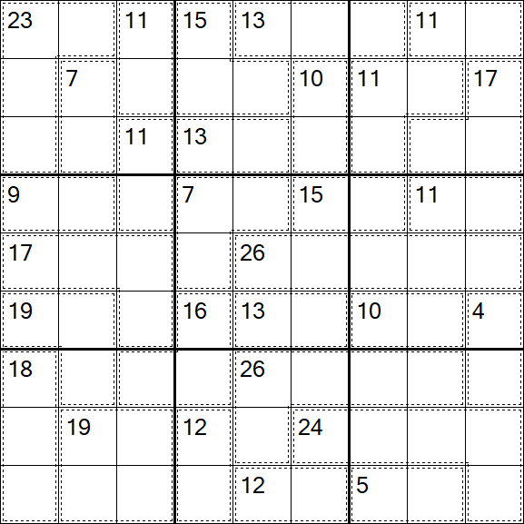 Killer Sudoku - Hard
