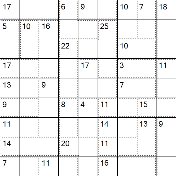Killer Sudoku - Hard