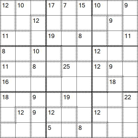 Killer Sudoku - Hard