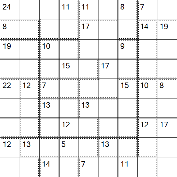 Killer Sudoku - Hard