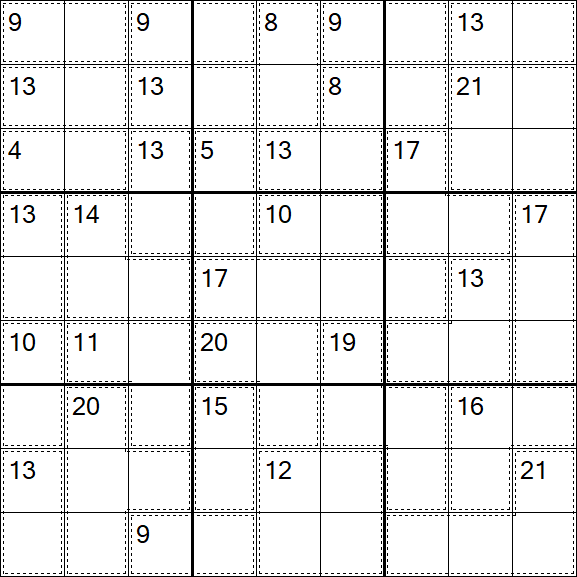 Killer Sudoku - Difficile