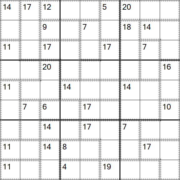 Killer Sudoku - Hard