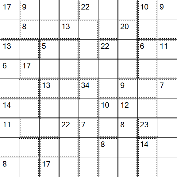 Killer Sudoku - Hard