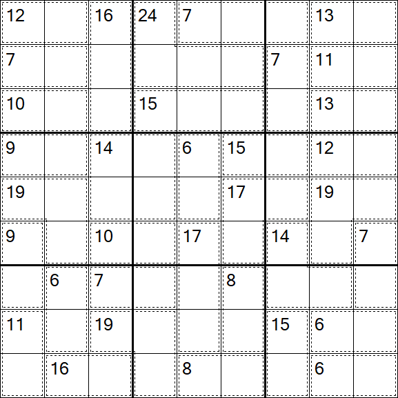 Killer Sudoku - Difícil