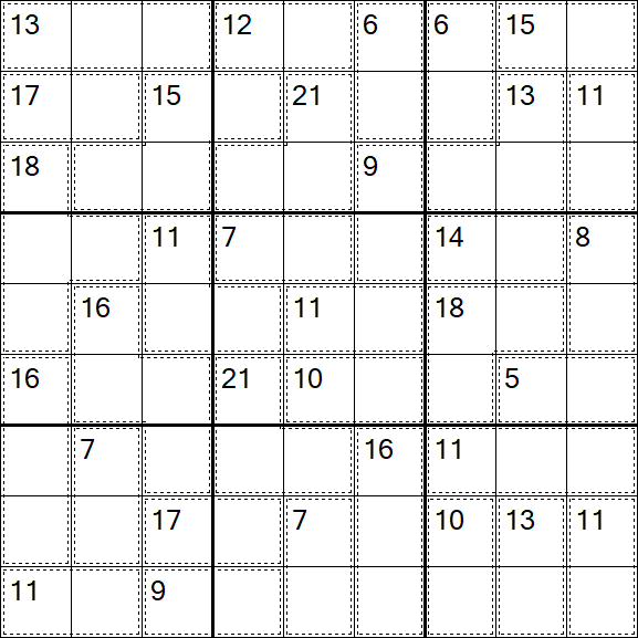 Killer Sudoku - Difícil