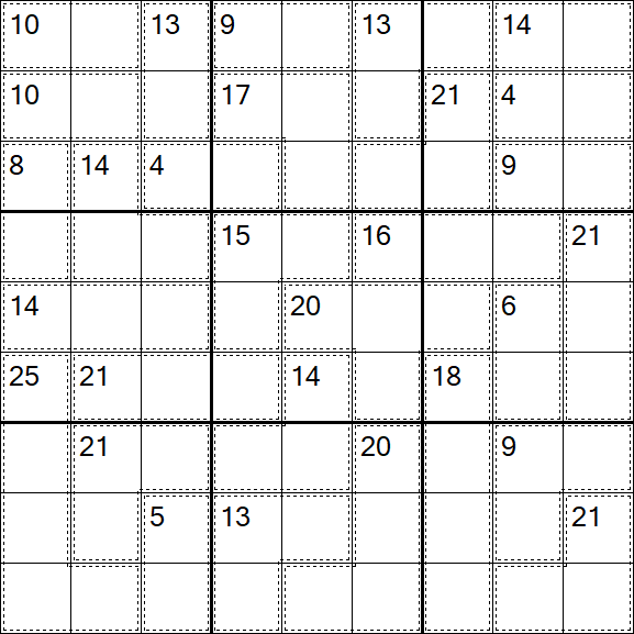 Killer Sudoku - Difícil