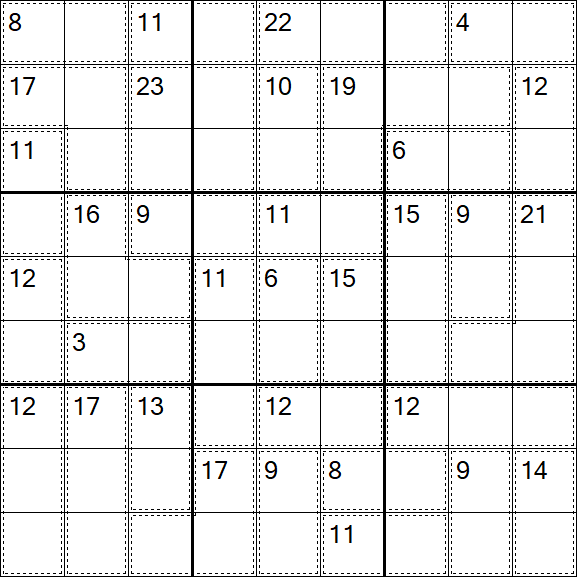 Killer Sudoku - Difícil
