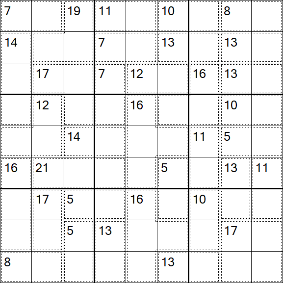 Killer Sudoku - Hard