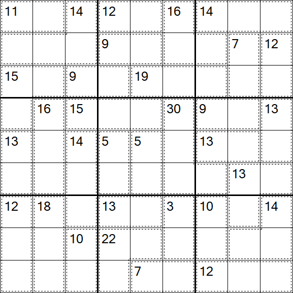 Killer Sudoku - Hard